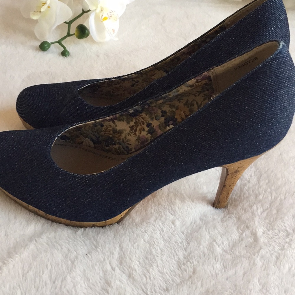 Denim Heels